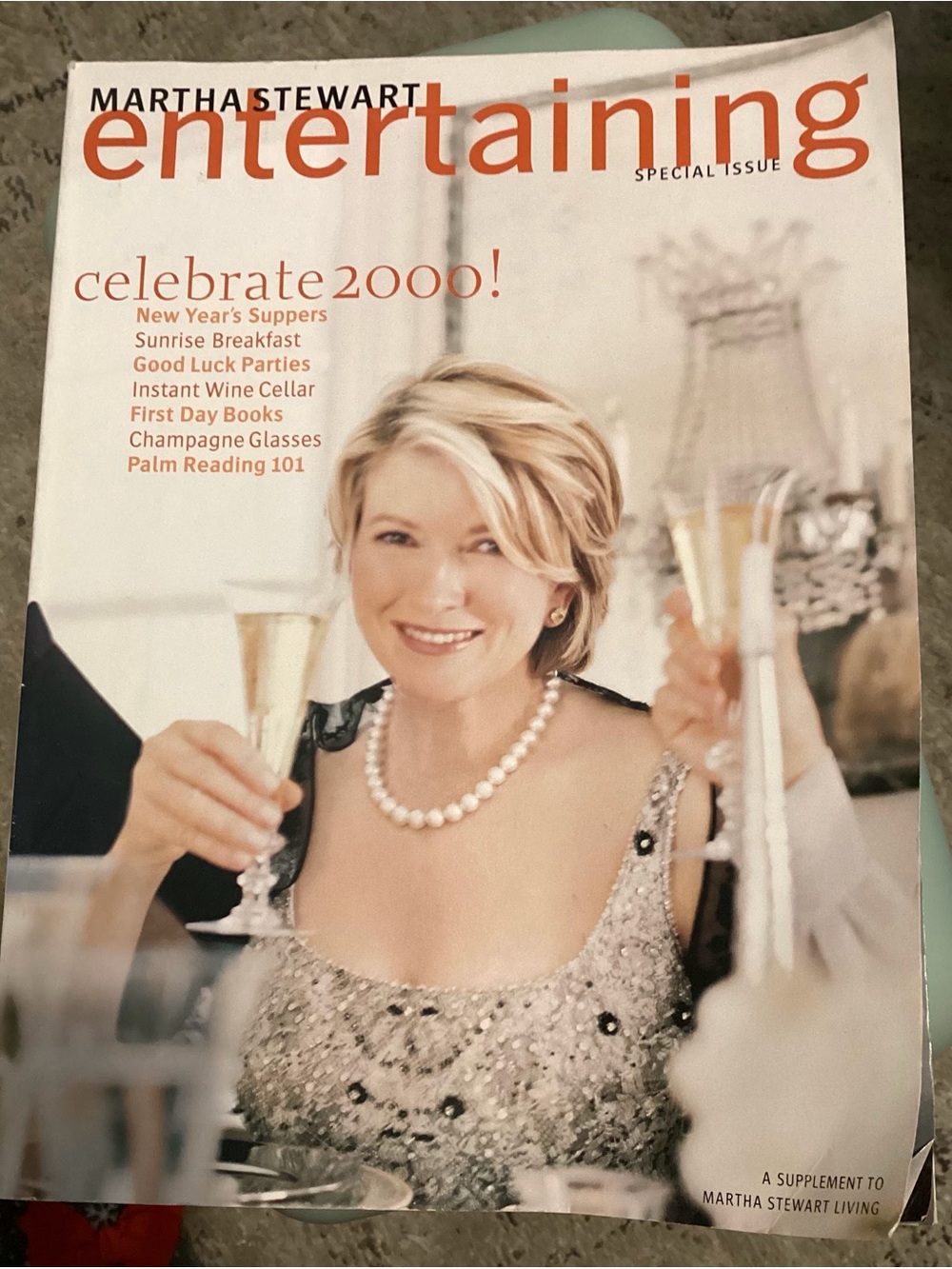 January 2000 Martha Stuart New Year’s entertainment
